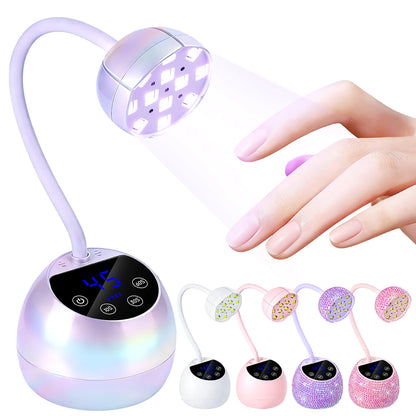 USB type-c Nail Uv Dryer Rechargeable Lcd Touch Control