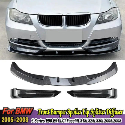 For BMW 3 Serie 2005-2008 E90 ABS Front Bumper Lip Spoiler