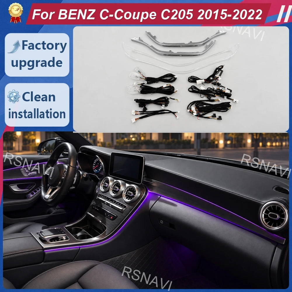 For Mercedes-Benz C-Class Coupe 2015-2021 Models 64-color Basic