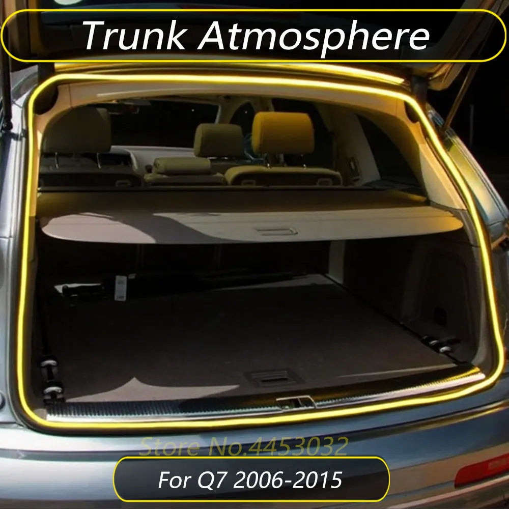 For Audi Q7 4L 2006-2015 Trunk Atmosphere Strip Kit Easy Install