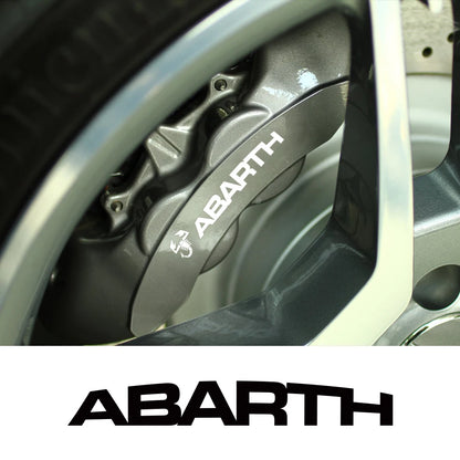 For Fiat 500 Abarth Punto Panda 6PCS Brake Caliper Badge Sticker