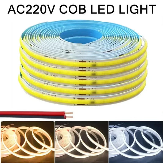 220V Cob Flexible Strip Smart Ic Does Not Need
