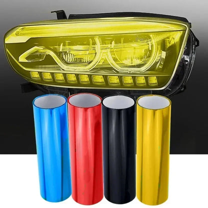 30x60cm Amber Orange Film Fog Headlight Taillight Tint Vinyl