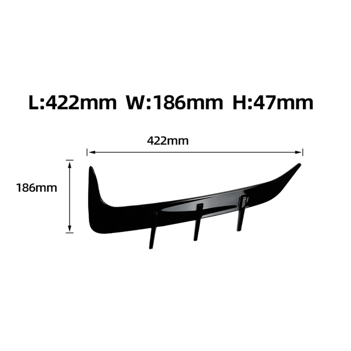 For 2019-2024 BMW X6 G06 M Sport Rear Bumper Side Air Vent Trim
