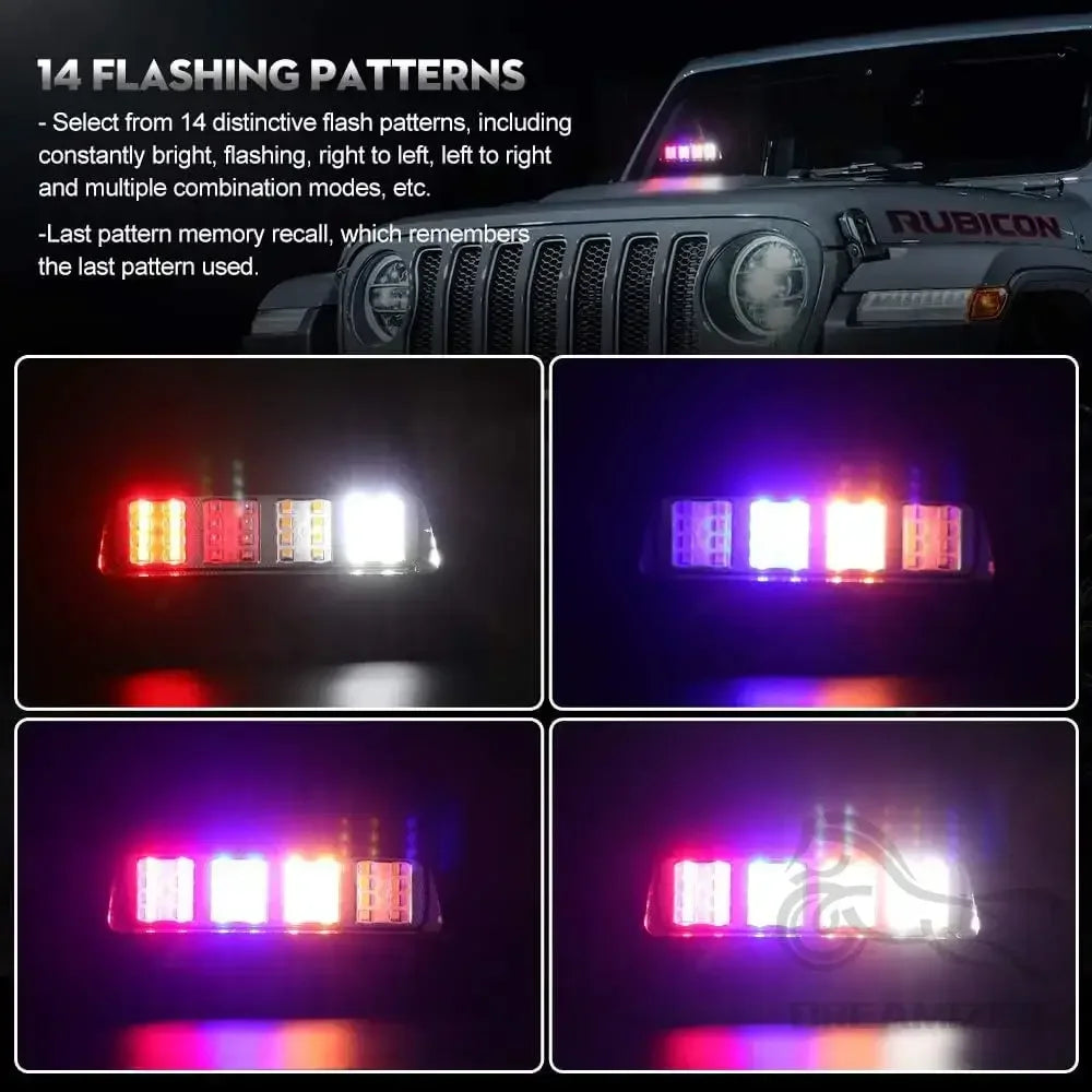 Beacon Emergency Law Enforcement Hazard Flash Strobe Flashing