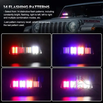 Beacon Emergency Law Enforcement Hazard Flash Strobe Flashing