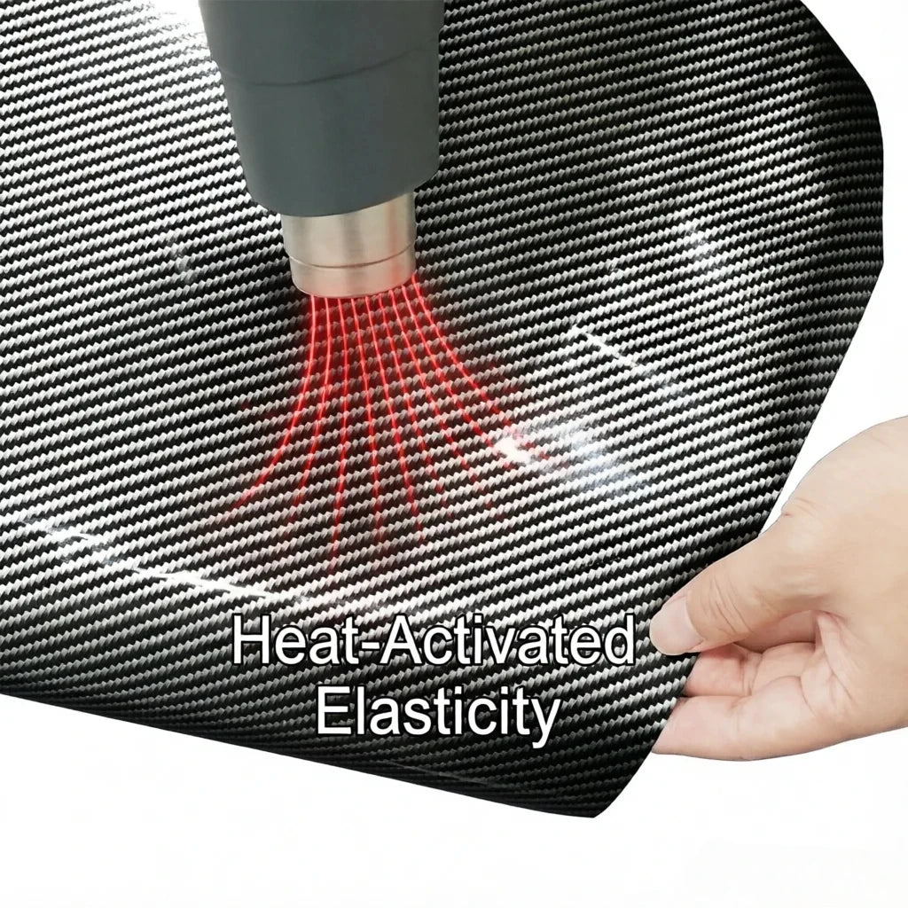 2D Carbon Fiber Wrap Film Vinyl Pvc Body Decals