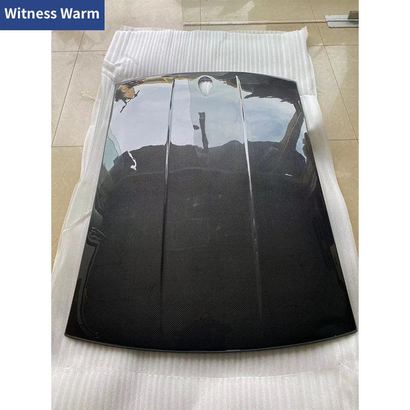 For BMW 3 Series F30 Carbon Fiber Roof Cover Trunk Boot Wings