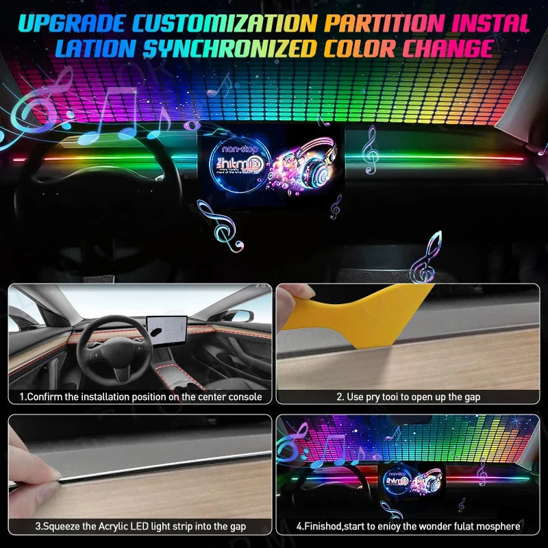 In Full RGB Ambient Rainbow Strip USB Dream Symphon