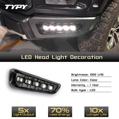 For Ford Raptor Svt F150 2016-2020 Typy Fog Daytime Running