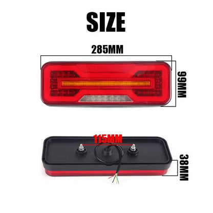For Trailer 2PCS 12V 24V Combination Tail Turn Signal Brake