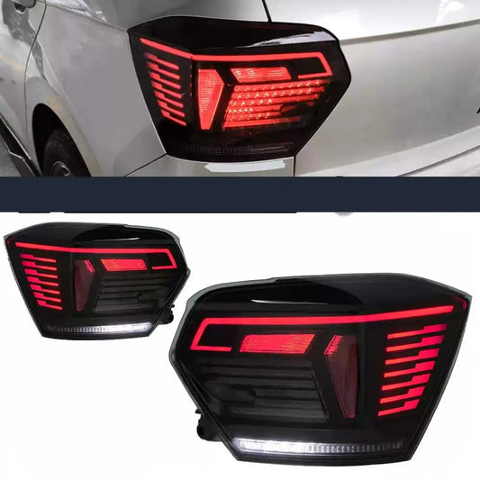 For VW Polo Gti LED Taillights Drl Dynamic Turn Signal Brake