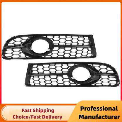For Audi A4 B7 S4 B7 Front Bumper Fog Grille A4 s-line 2005-2008
