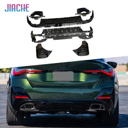 For BMW 4 Series G26 440I Jiache Rear Diffuser Bumper Lip Guard
