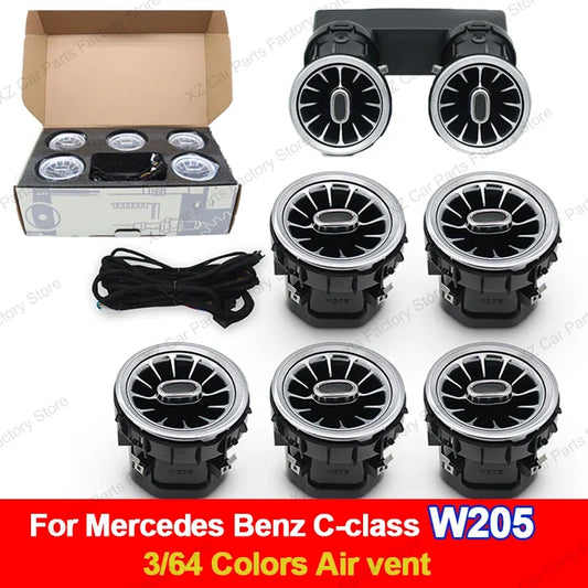 For Mercedes Benz C-class W205 Air Vent Color Front Rear Air
