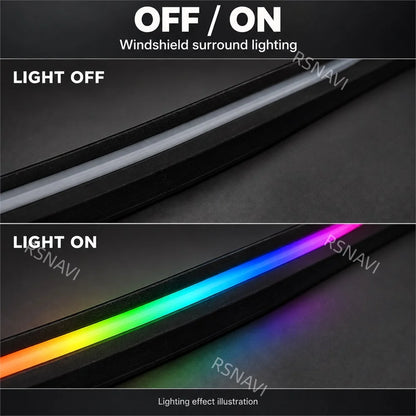 For Mercedes-Benz E-Class W213 2017-2023 Front Color Flow Dash