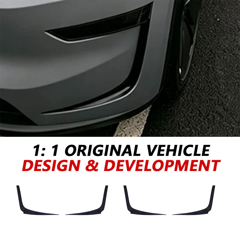 For Tesla Model Y Juniper 2025+ Front Bumper Air Outlet Strip