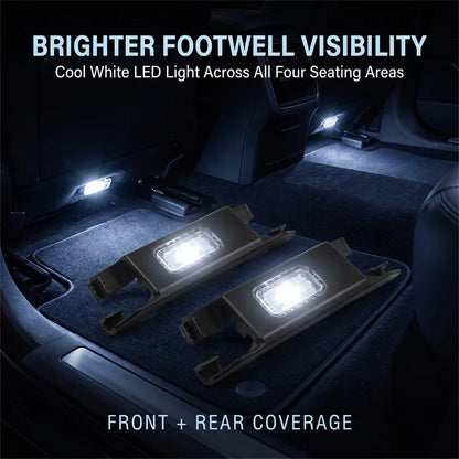 For VW T‑ROC Jetta Polo T‑Cross 4PCS Footwell Lighting Cable