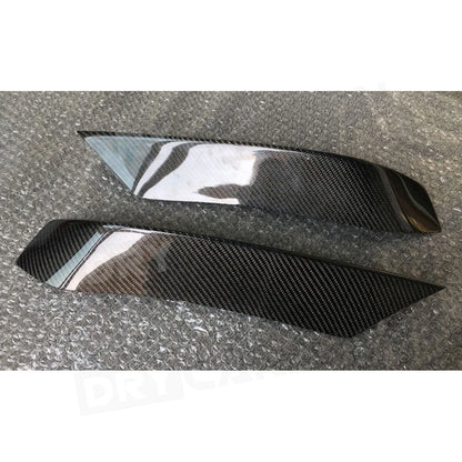 For BMW F80 M3 F82 F83 Carbon Fiber Front Bumper Fog Eyebrows