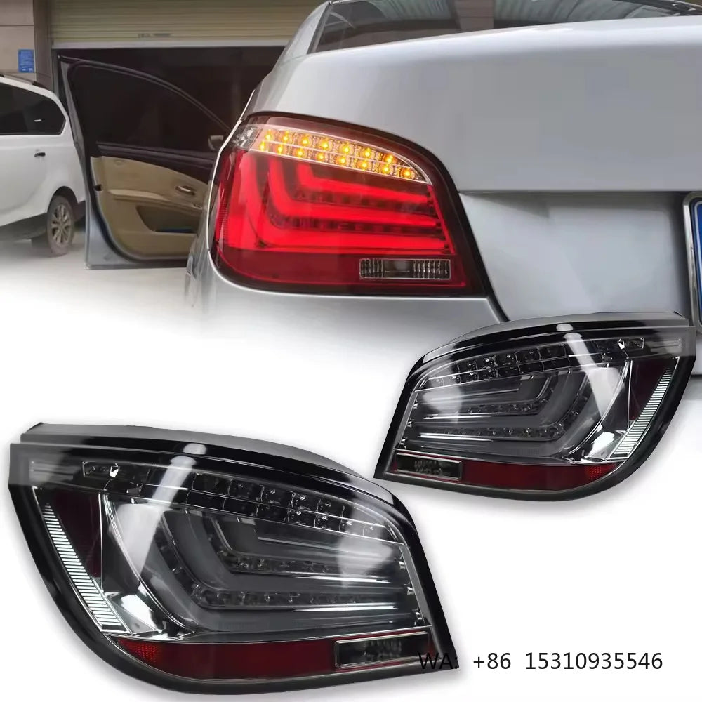For BMW E60 LED Tail Light 2003-2009 523I 525I 530I Smoke Red