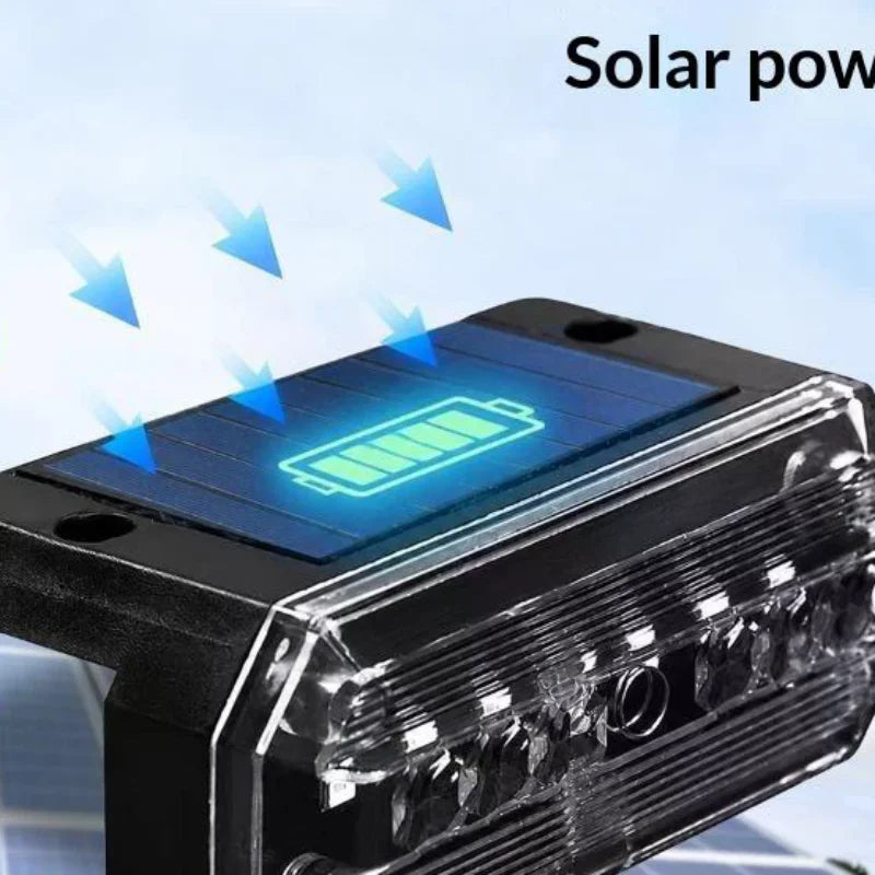 Solar Powered Warning Bright Strobe Wireless Side Mark Truck