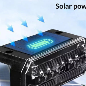 Solar Powered Warning Bright Strobe Wireless Side Mark Truck