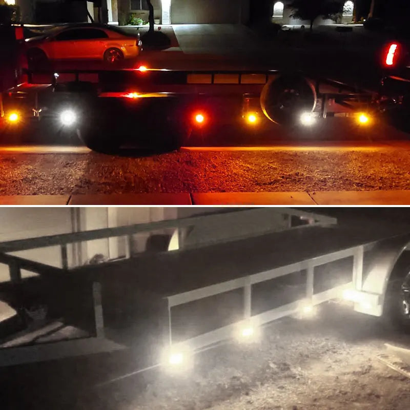 Trucks Turn Signals Flowing Yellow Side Marker Rear Tail