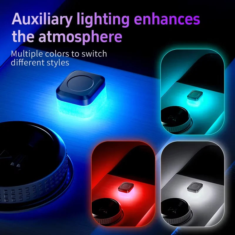 1X USB Mood Plug Play Interior Atmosphere Reading Decorations