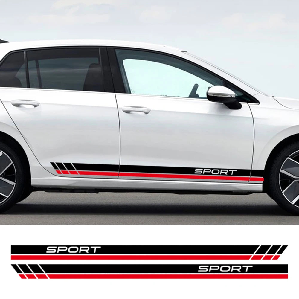 For Volkswagen VW Tiguan Golf Passat Door Side Sticker Polo id.4