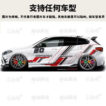 For Volkswagen Scirocco Polo Golf8 MK7 Vinyl Stickers Body