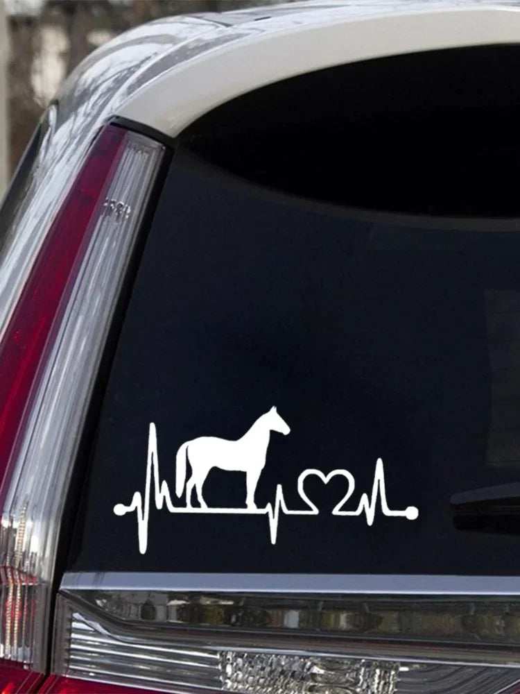 Horse Life Cow Boy Decals Pvc Sunscreen Waterproof Motorcycle