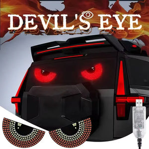Back Window Expression Strips Panel Windshield Display Devil S