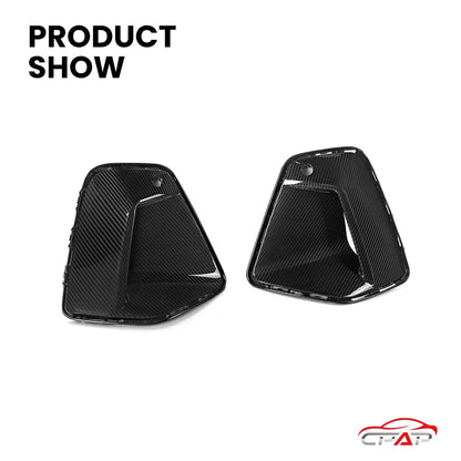 For BMW 5 Series G60 G68 Real Dry Carbon Fiber Front Side Fender