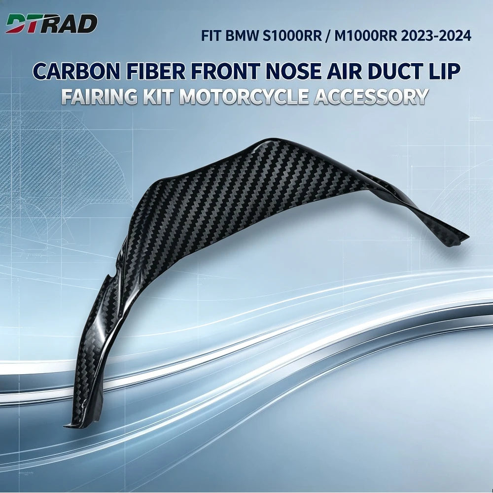 Real Carbon Fiber Front Nose Forward Air Duct Lip