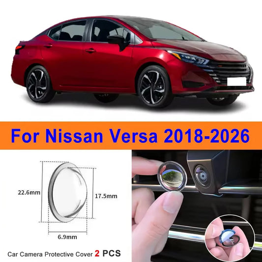 For Nissan Versa 2018-2026 2PCS 360 Reverse Image Camera Cover