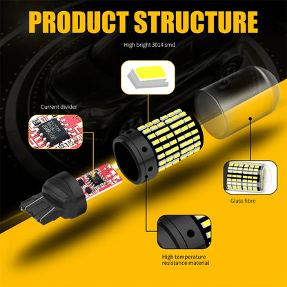 Aileo 2PCS T20 W21W 7440 Brake Front Rear Turn