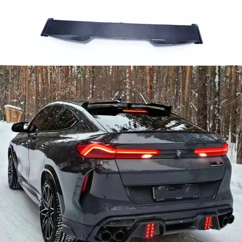 For 2019-2024 BMW X6 G06 Carbon Fibe Frp Materiai Rear Roof