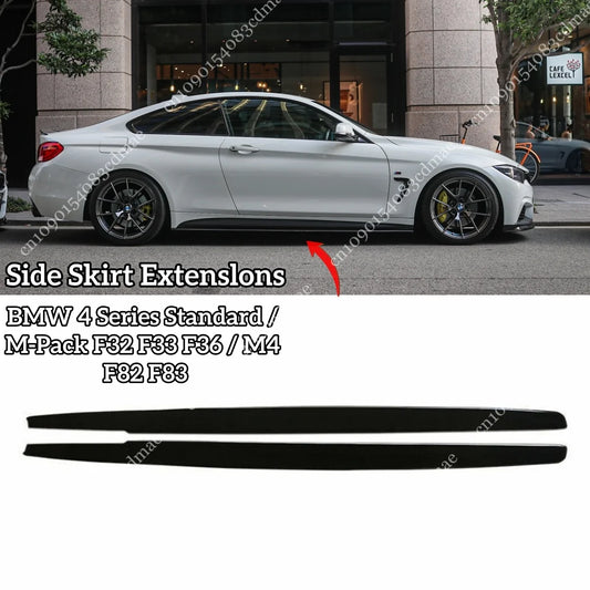 For BMW 4 Series Standard M-Pack Side Skirts F32 F33 F36 M4 F82