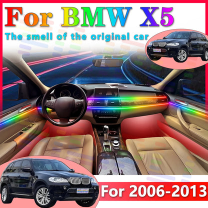 For BMW X5 E70 High-end Invisible Acrylic Interior Ambient RGB