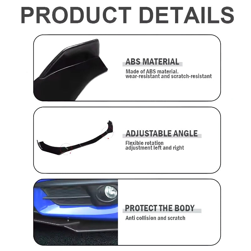 For BMW X3 G01 G08 2017-2026 Model Adjustable 5PCS Front Bumper