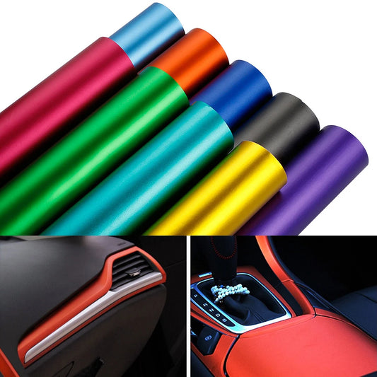 30x100cm Pvc Vinyl Wrap Plating Matte Satin Sticker Film