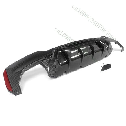 For BMW G30 530I 540I M550I Rear Diffuser Lip Carbon Look Fit M