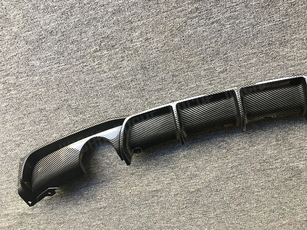 For BMW 3 Series F30 M ABS Carbon Look Rear Diffuser Bumper