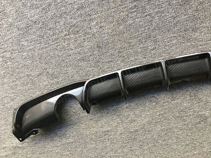 For BMW 3 Series F30 M ABS Carbon Look Rear Diffuser Bumper