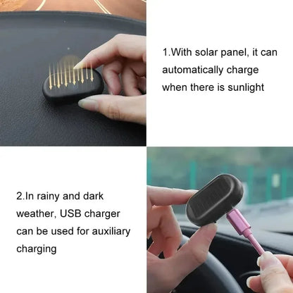 Simulation Warning Flashing Alarm Interior Sensing Solar