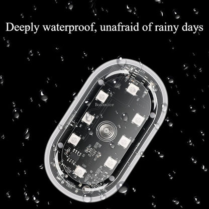 4X 8-color Flash Navigation Wireless Remote Warning Motorcycle