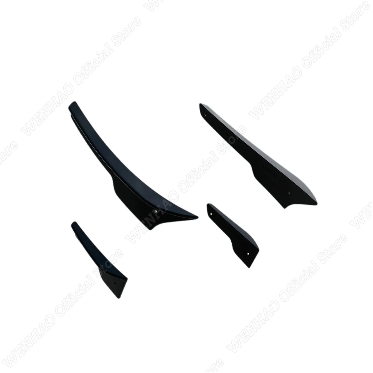 For BMW 1 Series F70 M135I 4PCS Gloss Black Front Bumper Air