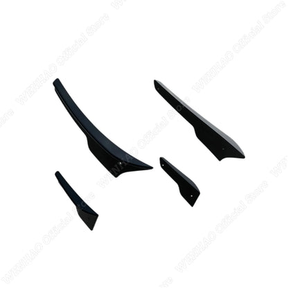 For BMW 1 Series F70 M135I 4PCS Gloss Black Front Bumper Air