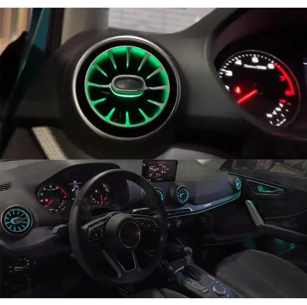 For Audi Q2 2019-2024 LED Interior Ambient Atmosphere Lighting