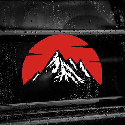 Jdm Modified Sun Sticker Notebook Water Bottle Van SUV